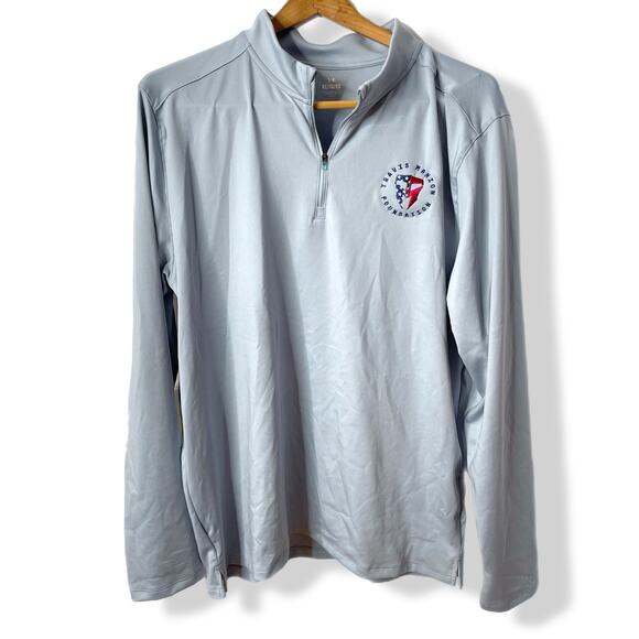 Under Armour quarter zip pullover veterans charity XL gray - Picture 1 of 8